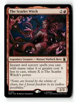The Scarlet Witch 151 Rare MTG MSH NM - Image 2