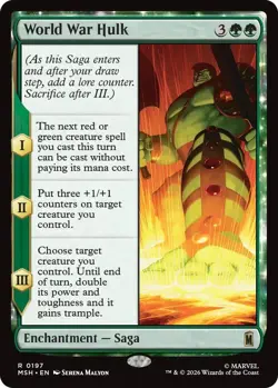 World War Hulk 197 Rare MTG MSH NM - Image 1
