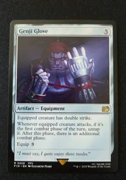 MTG - Genji Glove - Universes Beyond Final Fantasy - Near Mint Rare 258 Non Foil - Image 1