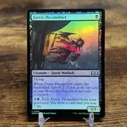 Wilds of Eldraine #89 Faerie Dreamthief Magic The Gathering MTG Foil - Image 1