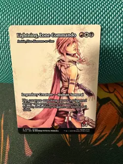 Lightning, Lone Commando (Isshin, Two Heavens as One) Showcase Final Fantasy MTG - Image 1