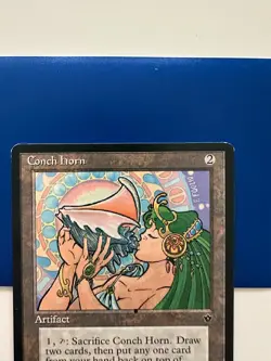 Conch Horn Fallen Empires Regular Vintage MTG LP - Image 3