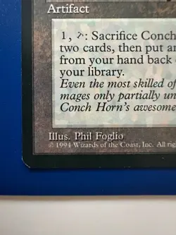 Conch Horn Fallen Empires Regular Vintage MTG LP - Image 4