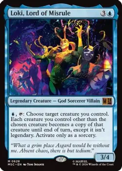 Loki, Lord of Misrule 628 Commander: Marvel Super Heroes Magic: The Gathering NM - Image 3