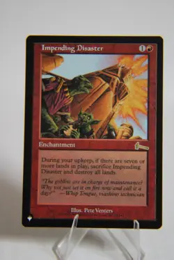 Impending Disaster 82 The List Reprints NM English 848 - Image 1