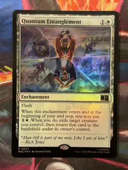 Quantum Entanglement #0607 MTG Commander: Marvel Super Heroes Foil - NM 🔥 - Image 1