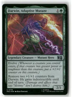 Darwin, Adaptive Mutant 718 Commander: Marvel Super Heroes Magic: Foil - Image 1