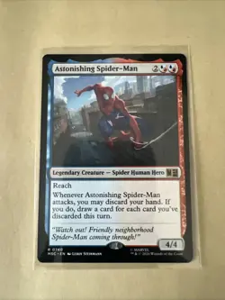 MTG Astonishing Spider-Man MSC 0740 R NM Regular - Image 2