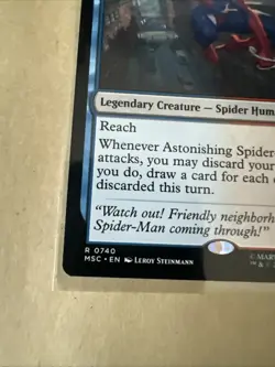 MTG Astonishing Spider-Man MSC 0740 R NM Regular - Image 3