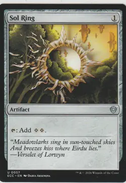 Sol Ring (0057) 57 Uncommon Commander: Lorwyn Eclipsed Magic: The Gathering NM - Image 1
