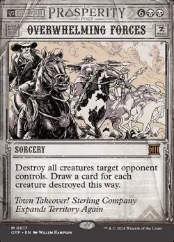 Overwhelming Forces Showcase Regular - Breaking News MTG-NM - Image 1