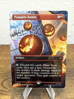 Pumpkin Bombs (Borderless) Marvel's Spider-Man: Eternal-Legal Regular - Image 1