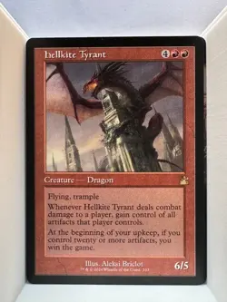 Hellkite Tyrant (Retro Frame) R Ravnica Remastered 333 NM - Image 1