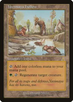 MTG - Yavimaya Hollow - M/NM - Urza's Destiny- Reserved List - Image 1