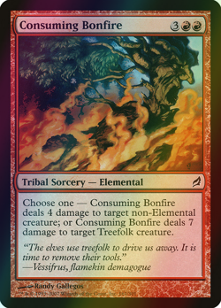 MTG Consuming Bonfire Foil ** Lorwyn ** English (NM) - Image 1