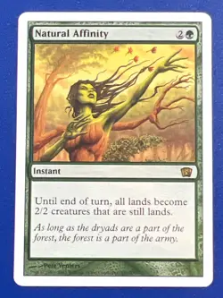 MTG - Natural Affinity - 8th Edition - Rare - NM/LP - Magic the Gathering - Image 1