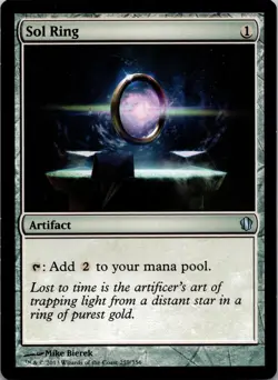 Sol Ring 259 Uncommon Commander 2013 MTG Near Mint - Image 1
