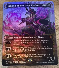 Liliana Of The Dark Realms - MTG Bloomburrow Raised Foil - Image 1
