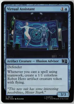 Virtual Assistant (643) - Foil - Marvel Super Heroes Commander (MSC) - NM - Image 1