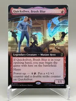 Quicksilver, Brash Blur (Extended Art) - Marvel Super Heroes (MSH) Foil - Image 1