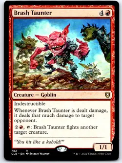 Brash Taunter 782 Commander Legends: Battle for Baldur's Gate MTG LP - Image 1