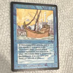 Wizards of the Coast Magic: The Gathering Merchant Ship Summon Ship Blue 0/2 - Image 2