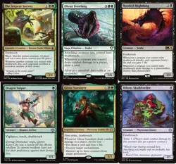 The Serpent Society Commander Deck - Ohran Frostfang 100 Cards Marvel NM MTG - Image 1