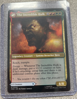 MTG Marvel Super Heroes Bruce Banner / The Incredible Hulk Non Foil M 0049 - Image 2