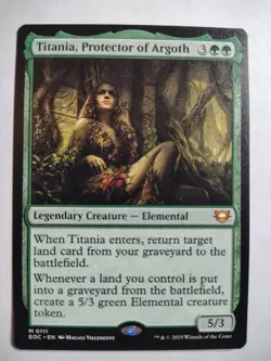 Titania, Protector of Argoth 111 Commander: Edge of Eternities Magic - Image 1