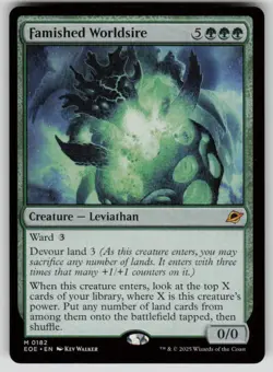 Famished Worldsire Mythic Edge of Eternities 182 MTG Near Mint 2025 - Image 1