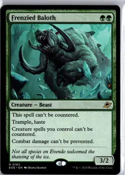 Frenzied Baloth 183 Rare Edge of Eternities Magic: The Gathering Lightly Played - Image 1