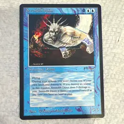 Wizards of the Coast Magic: The Gathering Serendib Djinn 1993 Blue 5/6 English - Image 1