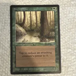 Wizards of the Coast Magic: The Gathering Singing Tree Arabian Nights Rare 0/3 - Image 1