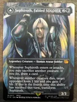 Sephiroth, Fabled SOLDIER (Borderless) (0317) Final Fantasy Regular - Image 1