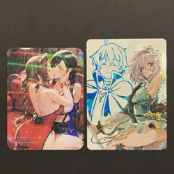 Custom Tifa Lockhart x Aerith • Goddess Story / Final Fantasy VII Card (Anime) - Image 3