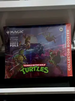 Magic The Gathering Teenage Mutant Ninja Turtles Collector BOOSTER NEW MTG - Image 1