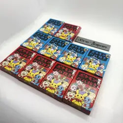 Pokemon Old Maid Babanuki Playing Card Deck Red 5 and Blue 5 set of 10 limited - Image 2