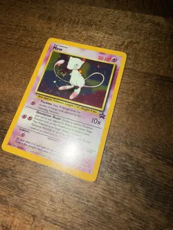 Pokemon Card TCG 2000 Black Star Promo #9 Mew Holo, WOTC Vintage LP/NM - Image 1