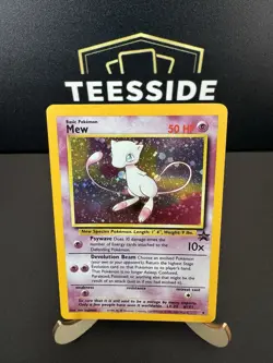 Pokemon Mew Black Star Promo 9 Holo Rare WOTC 2000 LP Vintage Card - Image 1
