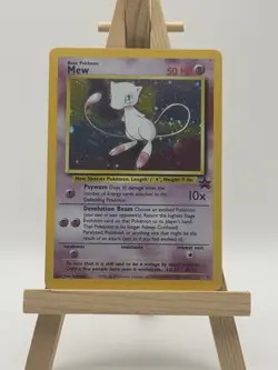 Pokemon Mew 9 WOTC Promo Holo Black Star Card 2000 NM-MT Condition - Image 1