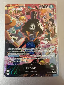 Brook (Alternate Art) OP15-022 Adventure on Kami's Island One Piece Foil NM - Image 1