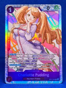Charlotte Pudding OP11-070 SR | A Fist of Divine Speed | One Piece TCG | English - Image 1