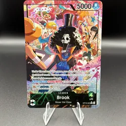 One Piece TCG Brook OP15-022 - Leader Alt Art - Adventure On Kami’s Island - NM - Image 1