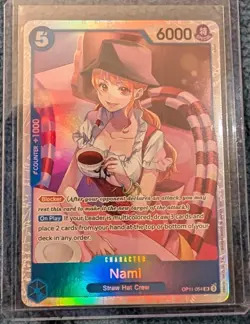 Nami OP11-054 SR ONE PIECE Tcg Card Game NM BLUE - Image 1