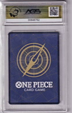 Monkey D. Luffy PRB02-005 Alternate Art Parallel One Piece AGS 10 Gem Mint - Image 2