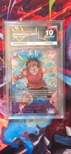 Monkey.D.Luffy EB02-061 The Best Vol.2 One Piece Card ACE 10 - Image 1