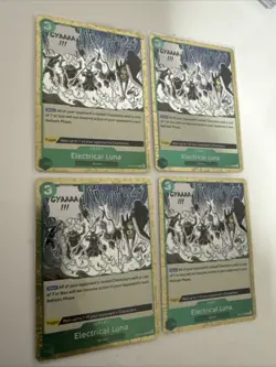 4 x Electrical Luna OP08-036 - Rare - Two Legends - One Piece TCG - NM - Image 1