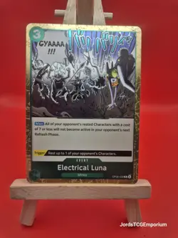 One Piece TCG Electrical Luna OP08-036 Rare Foil Two Legends English - Image 1