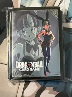 Dragon Ball Super Card Game Bandai Fest Exclusive Bunny Bulma Sleeves Sealed - Image 1