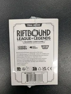 Riftbound League of Legends Trading Card Game Trial Deck Set Sealed English - Image 2
